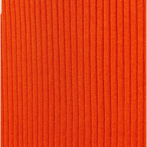 Neon Orange Ribbed Top - Picture 5 of 5